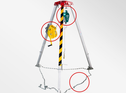 為什么救援三腳架上的驅(qū)動(dòng)裝置以手搖絞盤(pán)為主